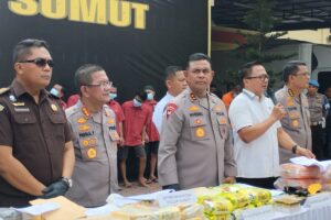 Jaringan Narkoba Internasional Hingga Bandar Bersenjata Dibongkar Polda Sumut